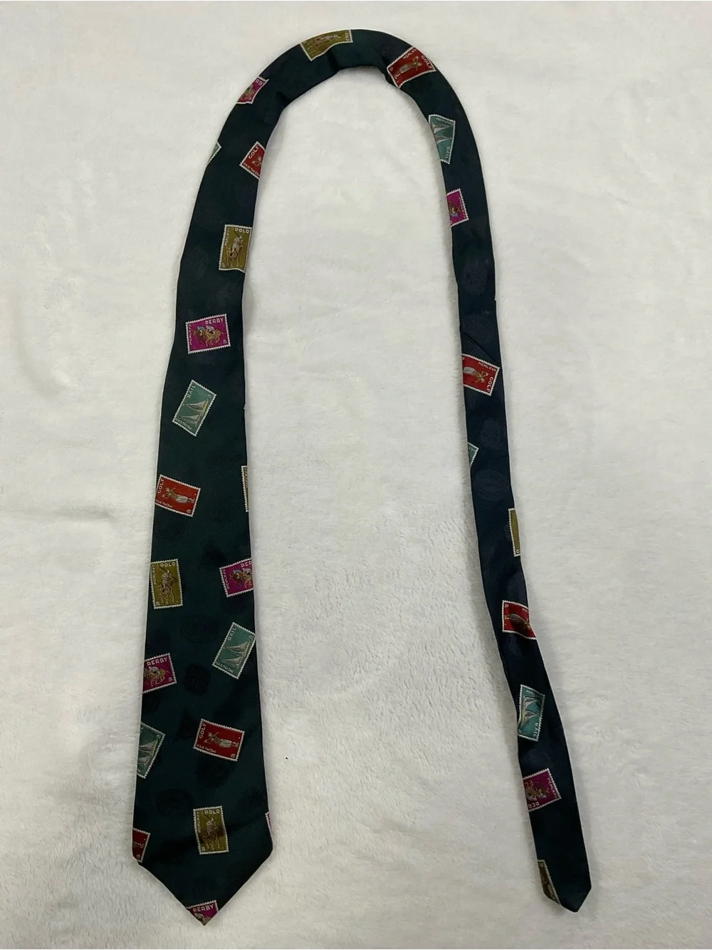 Polo Ralph Lauren Silk Postage Stamp Tie